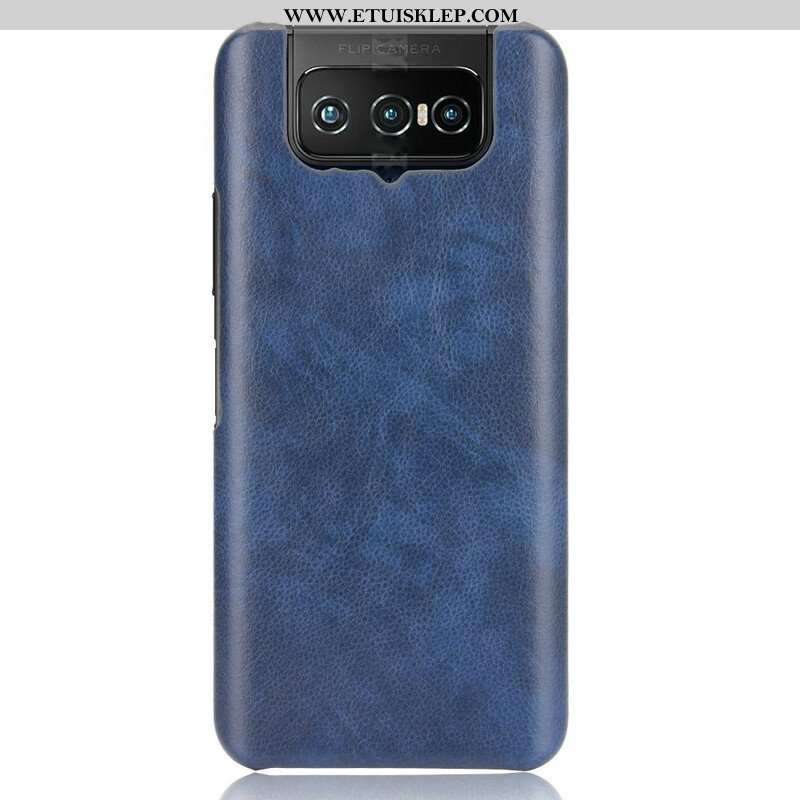 Etui do Asus Zenfone 7 / 7 Pro Efekt Skóry Liczi